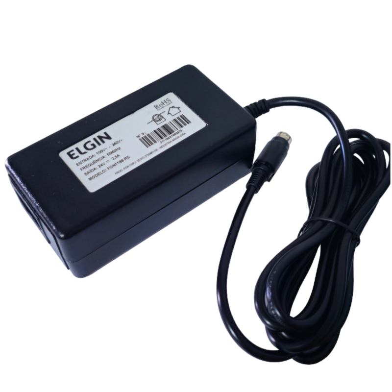 Fonte Para Impressora Térmica Elgin I9 24v 3a Bivolt Nova