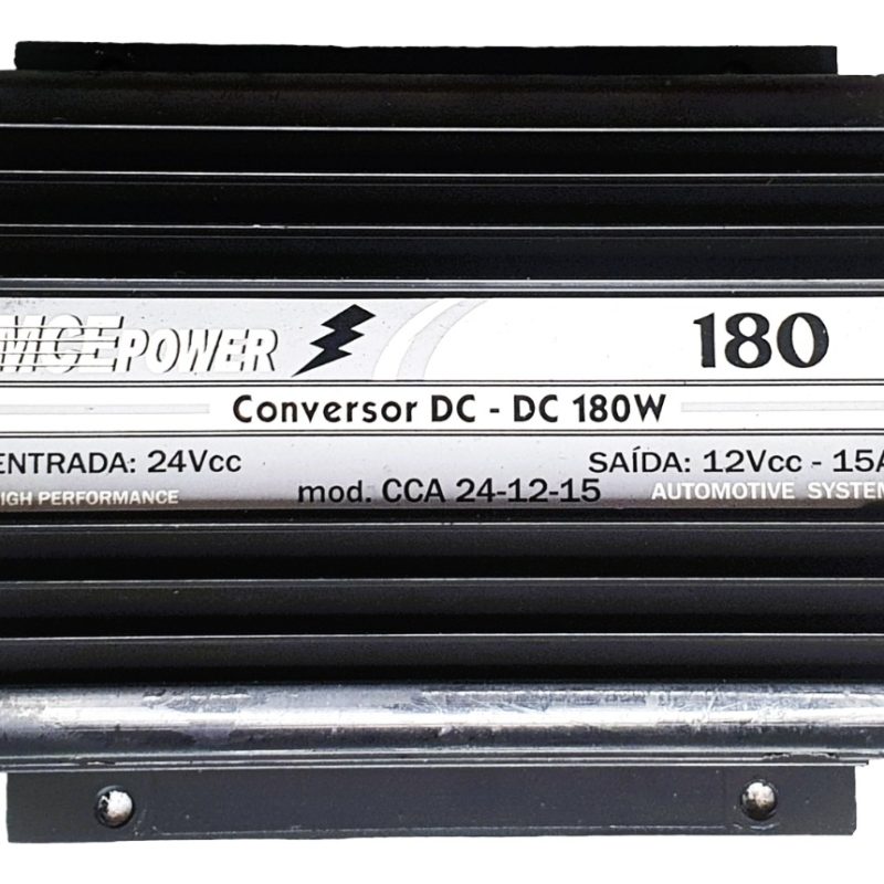 Inversor Conversor 24v P/ 12v 15a - 180w Automotivo Náutico