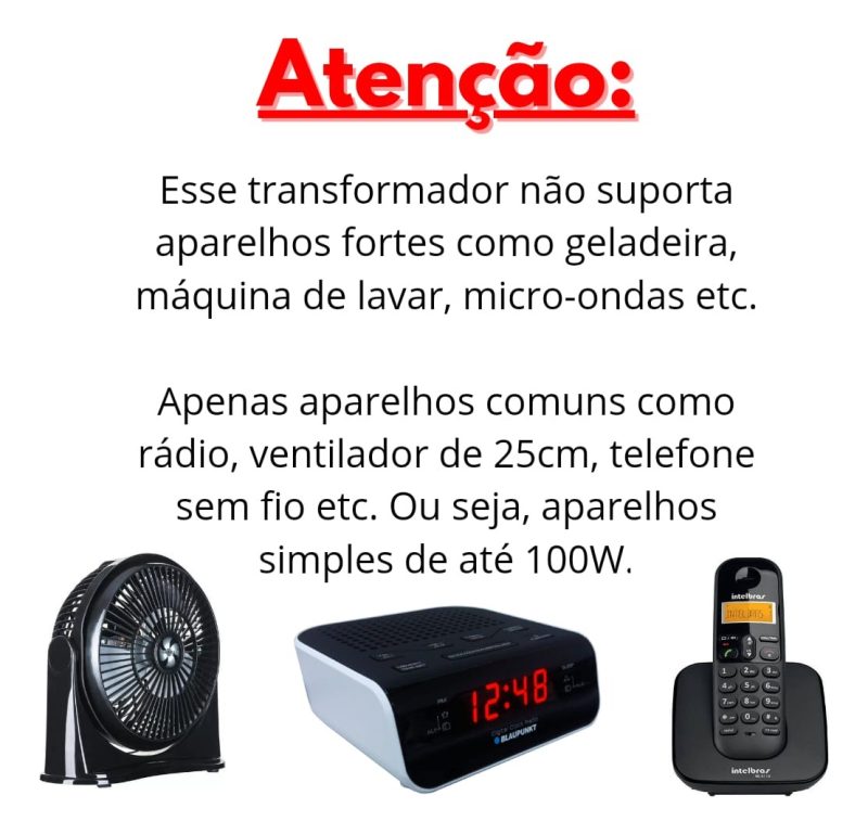 Auto Transformador 100w Japonês 127v Para 100v - Image 4