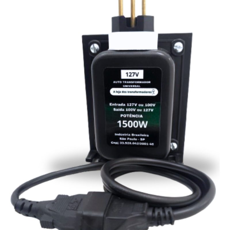 Transformador 127/100v 1500w Para Aparelhos Do Japao