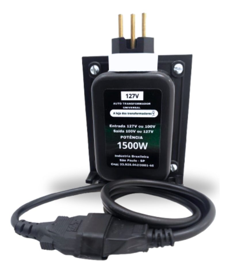 Transformador 127/100v 1500w Para Aparelhos Do Japao