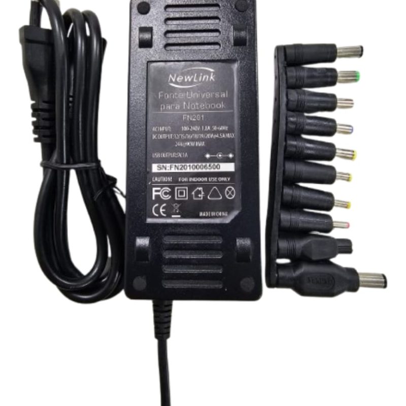 Fonte Universal Notebook 12v 15v 16v 18v 19v 20v 24v