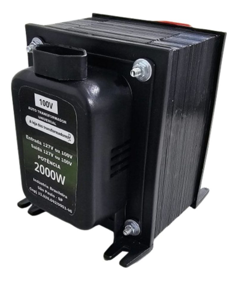 Transformador 220v Para 100v 2000w Para Aparelhos Do Japão