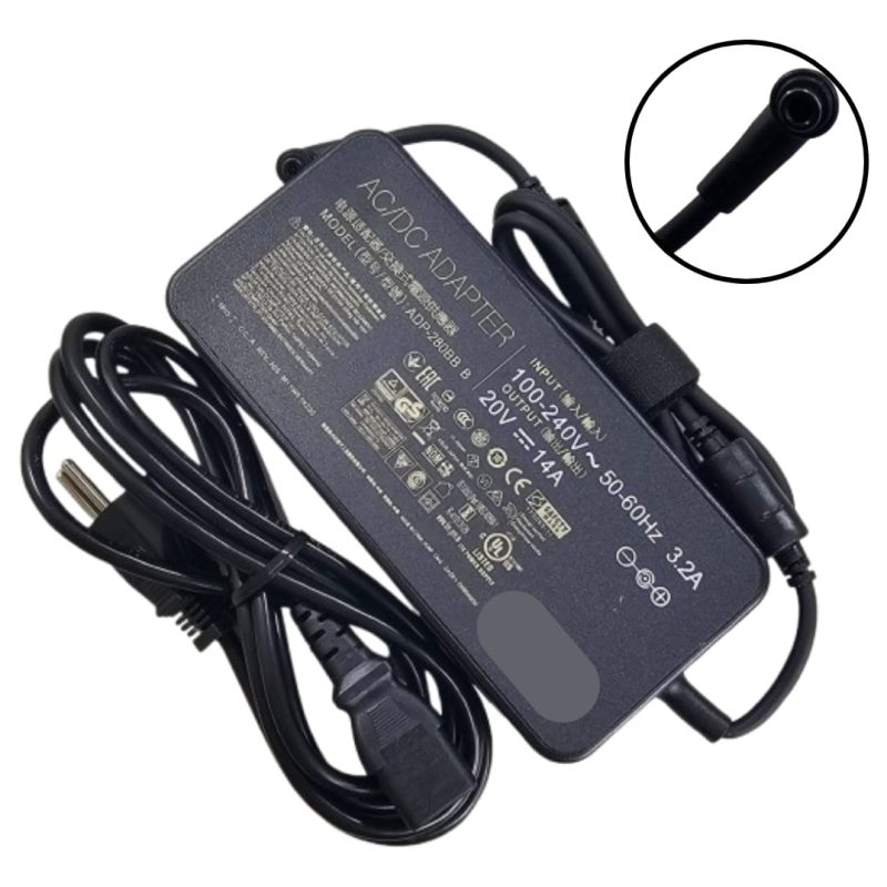 Fonte Compatível Com Notebook Asus 20v 14amp 280w