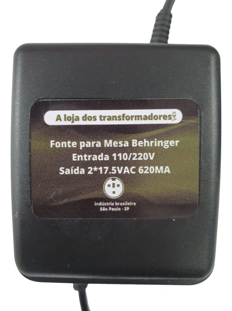 Fonte Para Mesa De Som Behringer 17.5vac 620ma Mx1602 Xenyx - Image 3