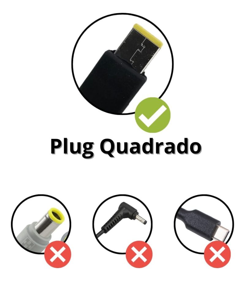 Fonte Compatível Com Lenovo 20v 3,25a Usb Retangular 65w - Image 7