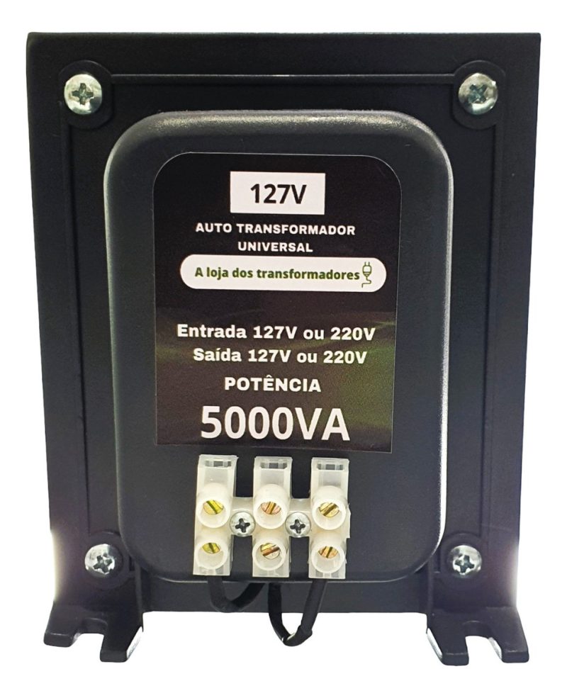 Auto Transformador 5000va Em Cobre Com Borne 110/220v - Image 3