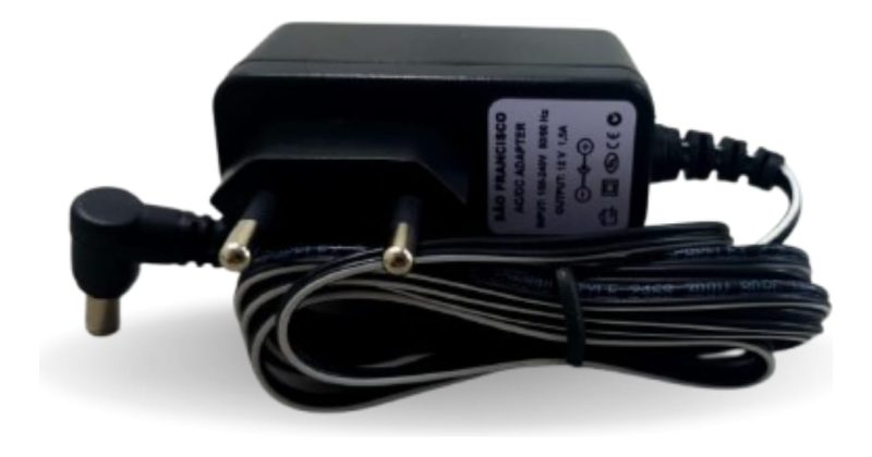 Fonte 12v 1.5amp P/4 90° Bivolt P/balanças, Led, Caixa D/som