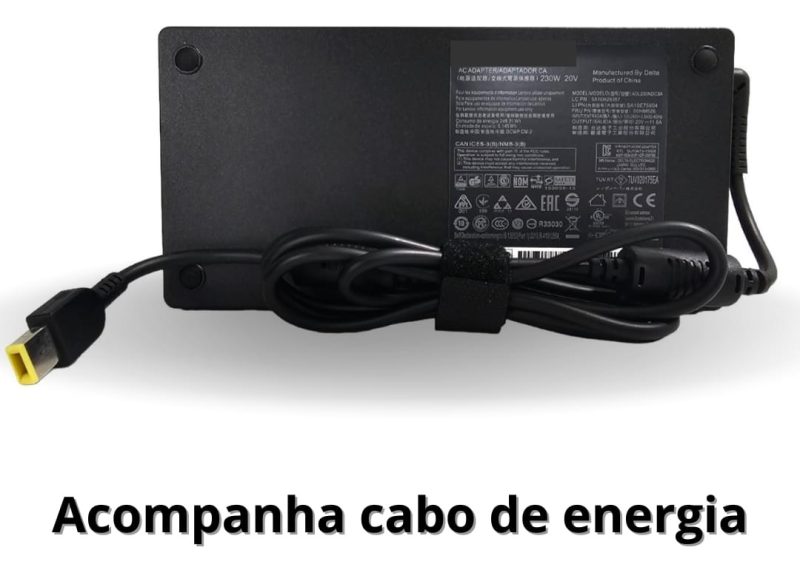 Fonte Carregador Para Notebook Lenovo Legion Y540 230w - Image 3