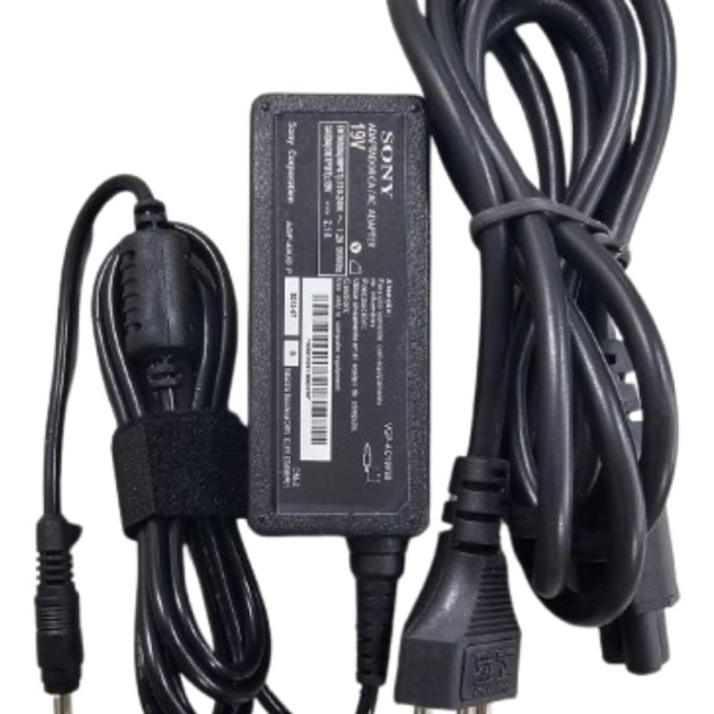 Fonte Carregador P/ Notebook Sony Vaio 19v 2.1amp Pino Fino