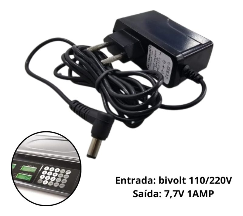 Fonte Carregador 7,7v 1amp Para Balança Toledo - Image 4