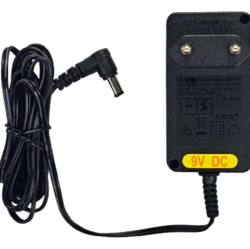 Fonte De Alimentação 9v 1a, 100-240v Ac A Dc 9v 1000ma 0