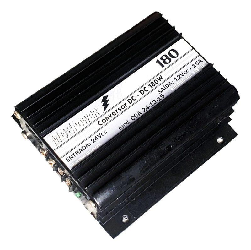 Inversor Conversor 24v P/ 12v 15a - 180w Automotivo Náutico - Image 5