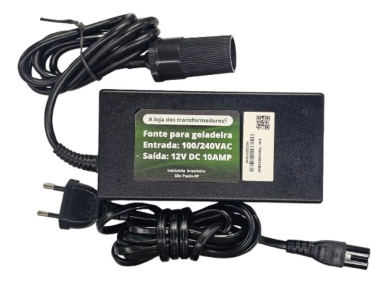 Fonte 12v Para Geladeira Portátil, Polidor Automotivo Bivolt - Image 3