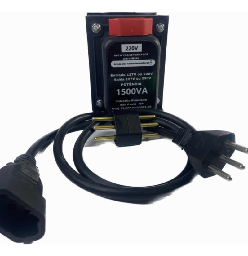 Auto Transformador 1500va 110/220 V 220/110 V Para Geladeira - Image 3