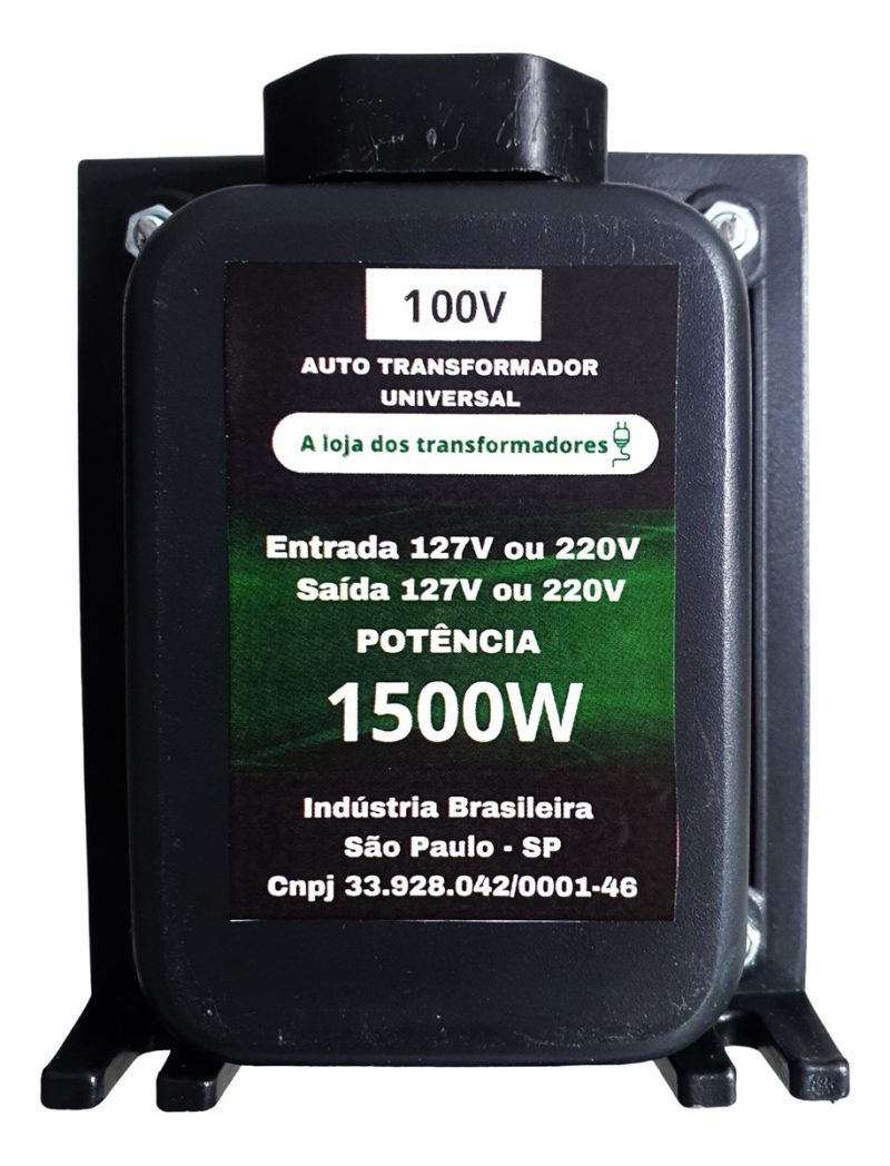 Transformador 220v Para 100v Panela Elétrica Até 1500w