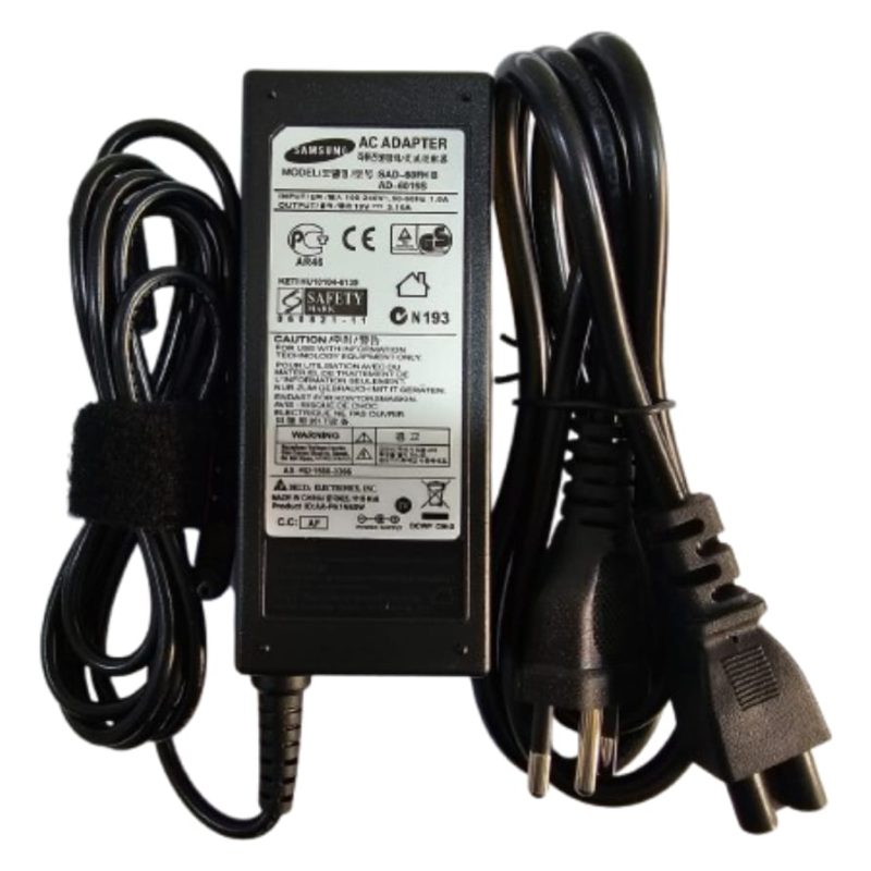 Fonte 19v 3.16a Ultra Book Para Samsung Pa-1400-14 Ad-4019