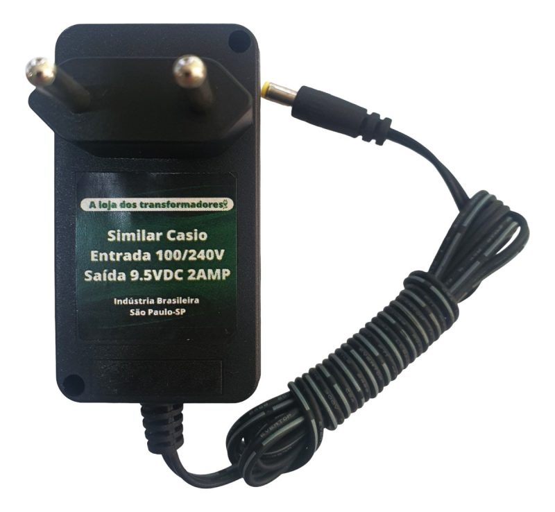 Fonte 9,5v Para Teclado Casio Sa-76 Sa-77 Sa-78 Wk-220
