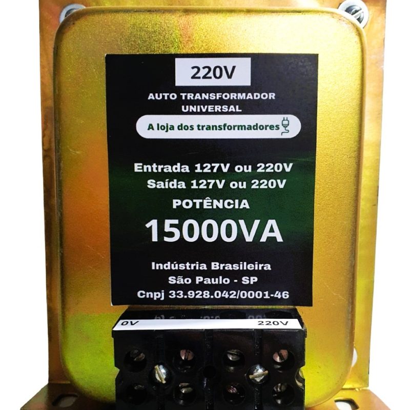 Transformador 15000va Premium Bivolt 110/220 220/110