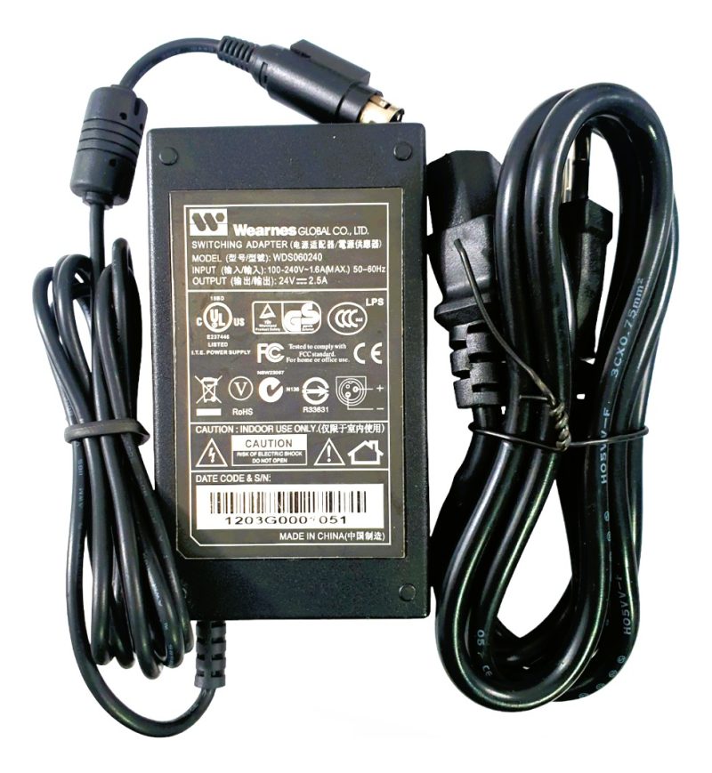 Fonte Impressora Térmica Fiscal 24v 2.5a 3 Pinos