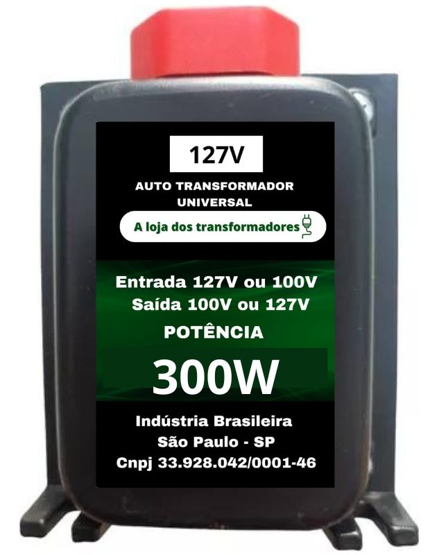 Transformador 127v Para 100v 300w