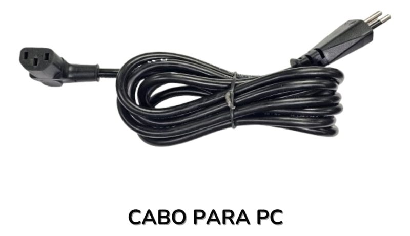Cabo De Força Energia Tripolar Para Pc E Fontes - Image 3