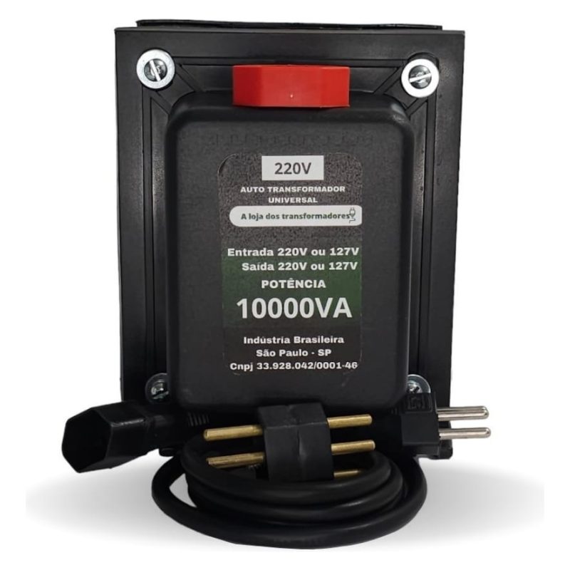 Transformador 10000 Va Tsf Bivolt 110-220 E 220-110 C/ N F