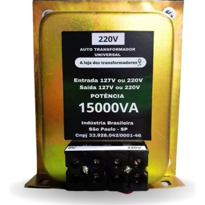 Transformador 15000va Bivolt Para Fogão De Indução 7500w
