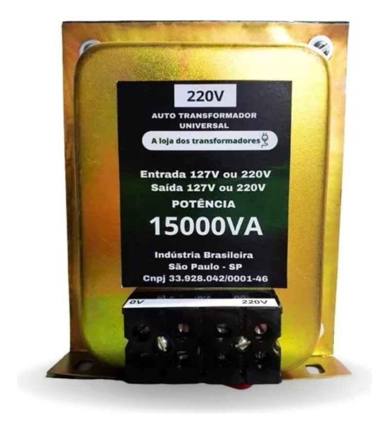Transformador 15000va Bivolt Para Fogão De Indução 7500w