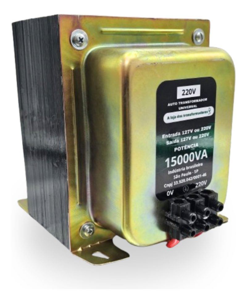 Transformador 15000va Premium Bivolt 110-220 220-110 Cobre - Image 3