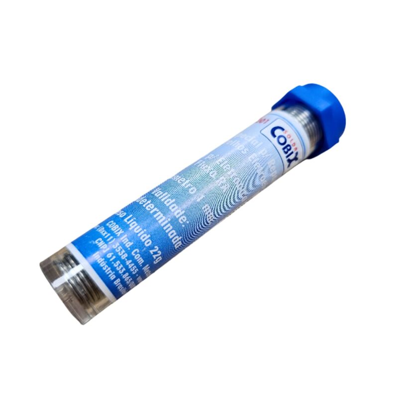 Solda Estanho Tubinho 22g 1.0mm Cobix