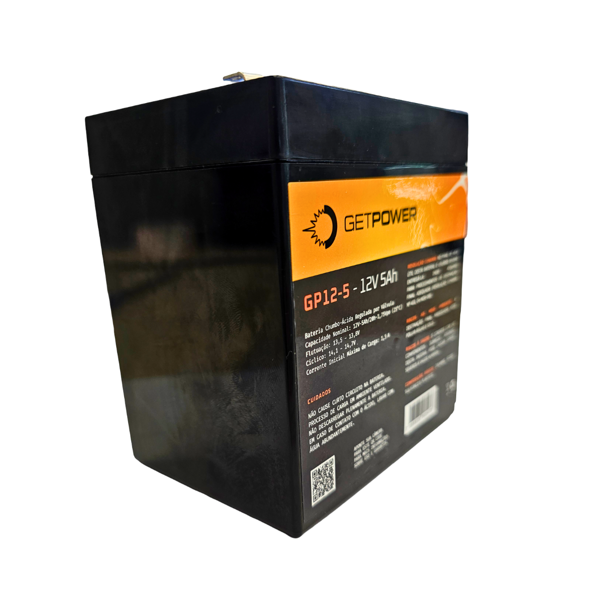 Bateria 5,5ah Getpower 12v Gp12-5,5 Para Nobreak Alarme Cftv - Imagem 3