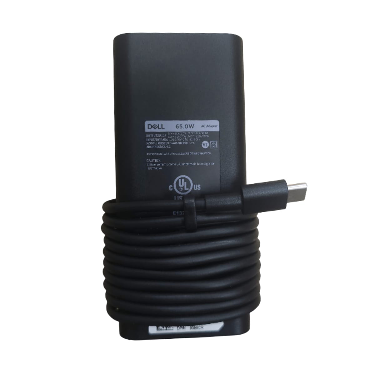 Fonte Carregador Para Dell La65nm190 Lps Type C 65w Dpn039hc - Imagem 9